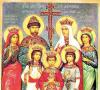 Santos ortodoxos.  Salvación en el mundo.  santos justos santos justos
