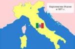 Презентация к уроку по истории (8 класс) на тему: Италия в конце XIX - начале XX века Италия в конце 20 века