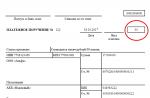 نشان دادن اطلاعات شناسایی پرداخت در دستورات برای انتقال وجوه برای پرداخت مالیات، هزینه ها و سایر پرداخت ها به سیستم بودجه فدراسیون روسیه